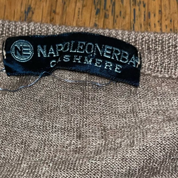 🤎Napoleon Erba  Cashmere V-Neck Sweater – Size 50 (M/L)🤎 - Picture 8 of 8